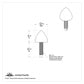 Chrome Bullet License Plate 4-Pack Fastener