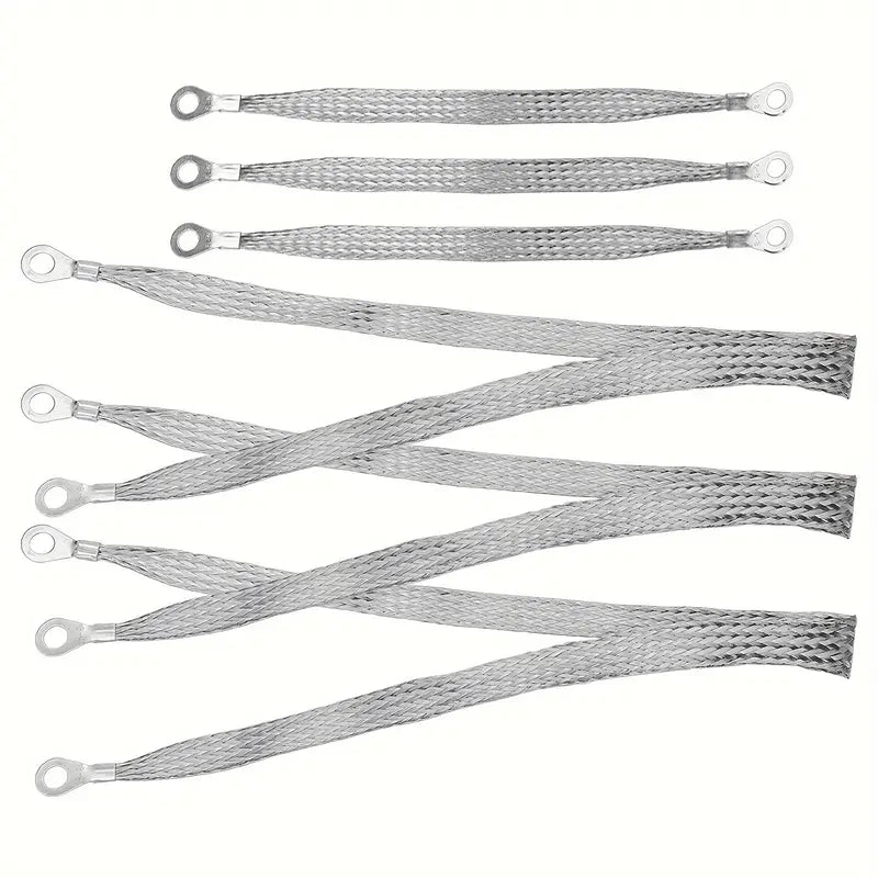 Ground Strap Silver - 5/16" Terminals