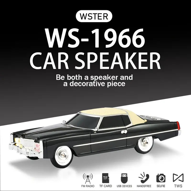 1966 Cadillac Vintage Car Bluetooth Speaker