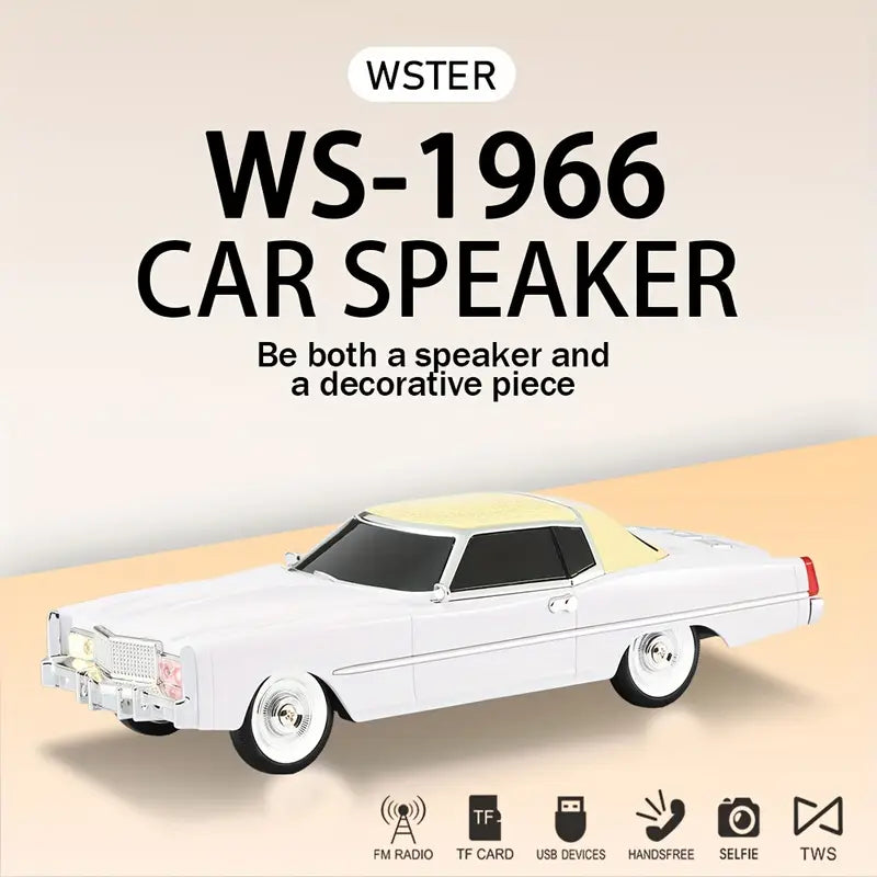 1966 Cadillac Vintage Car Bluetooth Speaker