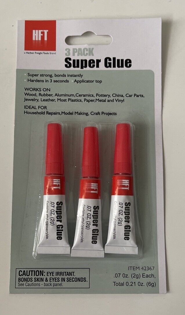 3 pk Super Glue