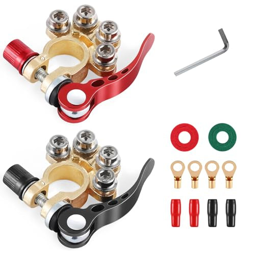 Quick Release Terminal Battery Clip Connectors - A Type Post