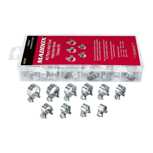 40 PC MINI FUEL INJECTION HOSE CLAMP KIT