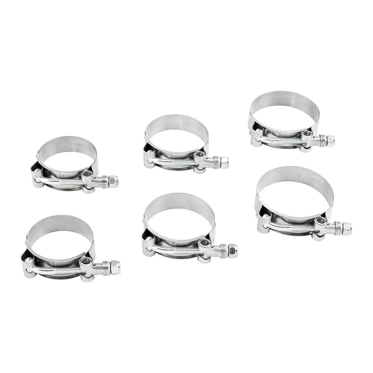 6 PC T-BOLT HOSE CLAMP KIT MD6TB