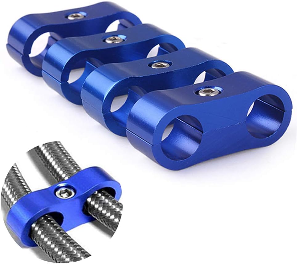 Fuel, Oil, Brake Line, Water Pipe and Gas Line Hose Separator Clamps Divider Fitting Adapter