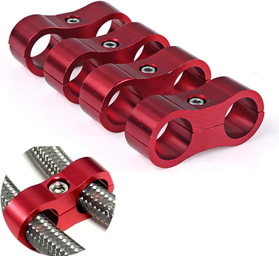 Fuel, Oil, Brake Line, Water Pipe and Gas Line Hose Separator Clamps Divider Fitting Adapter