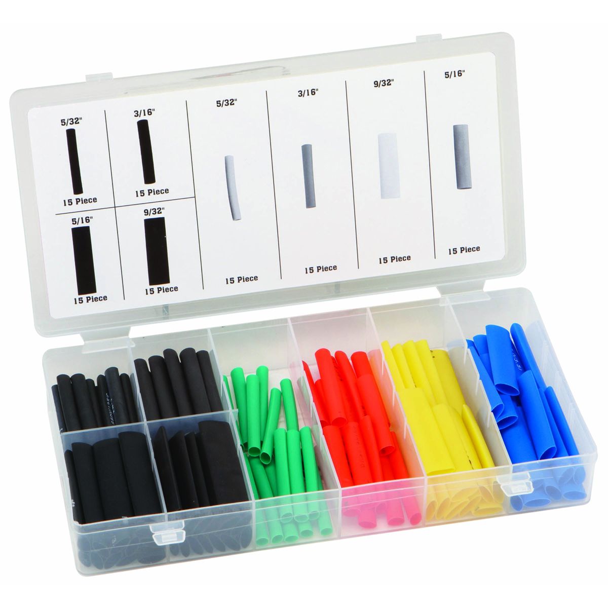 120 PC. HEAT-SHRINK TUBING ASSORTMENT