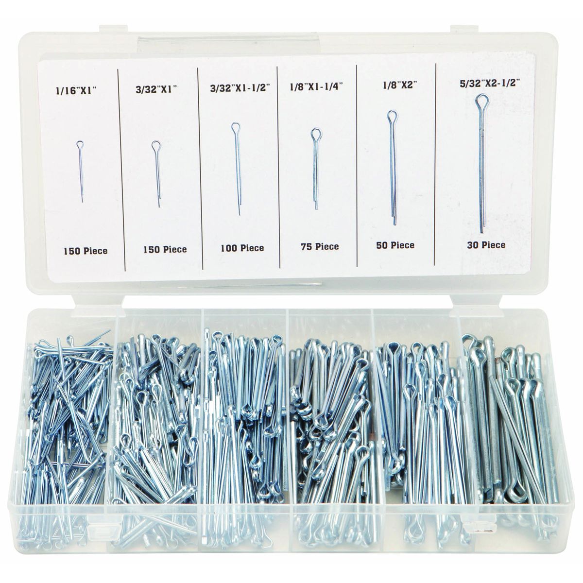 555 PC COTTER PIN ASSORTMENT