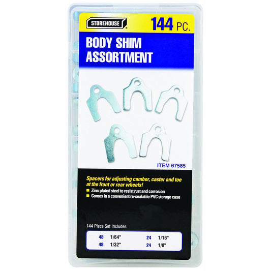 144 Piece Body Shim Assortment