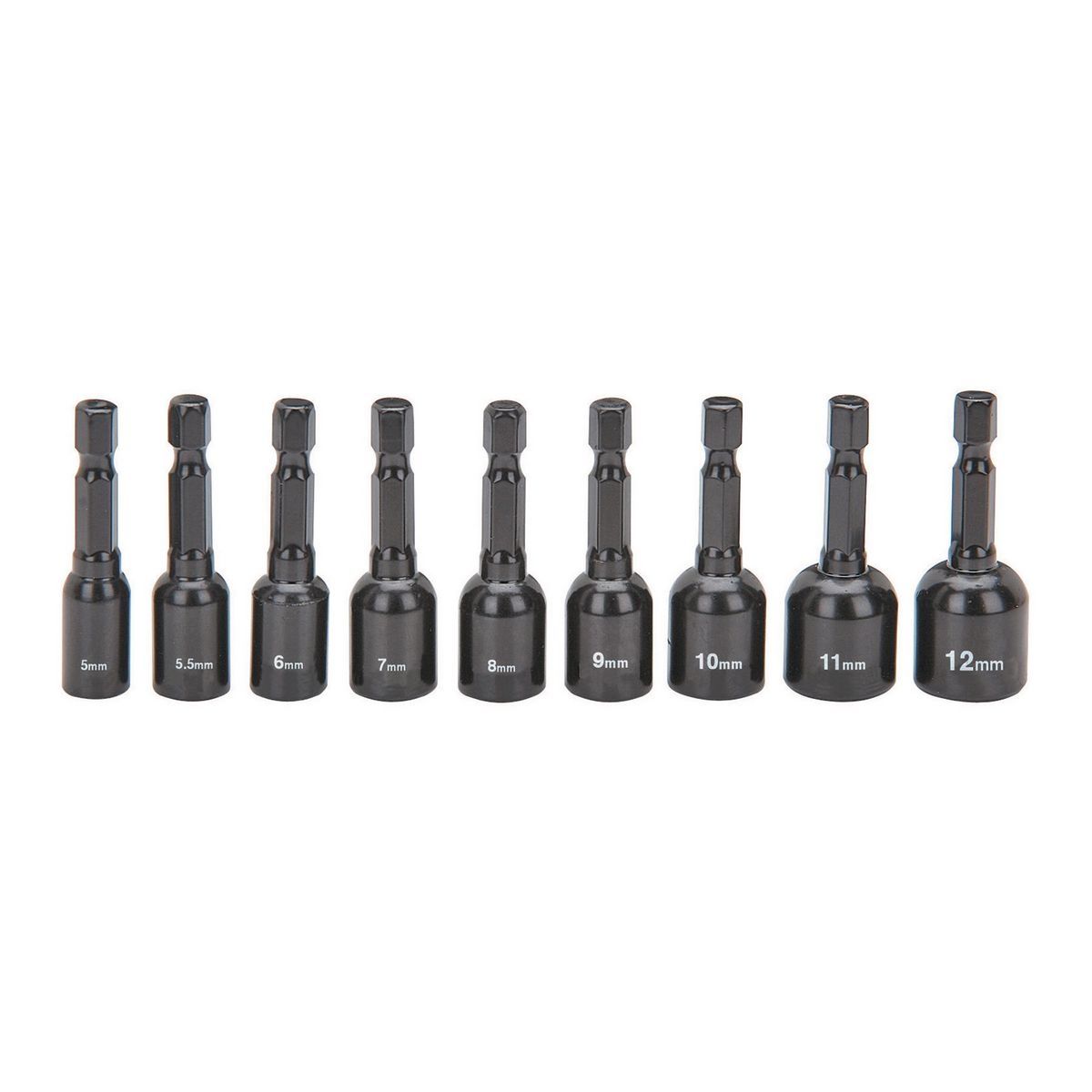 9 Piece Quick Release Magnetic Metric Nut Setter Set