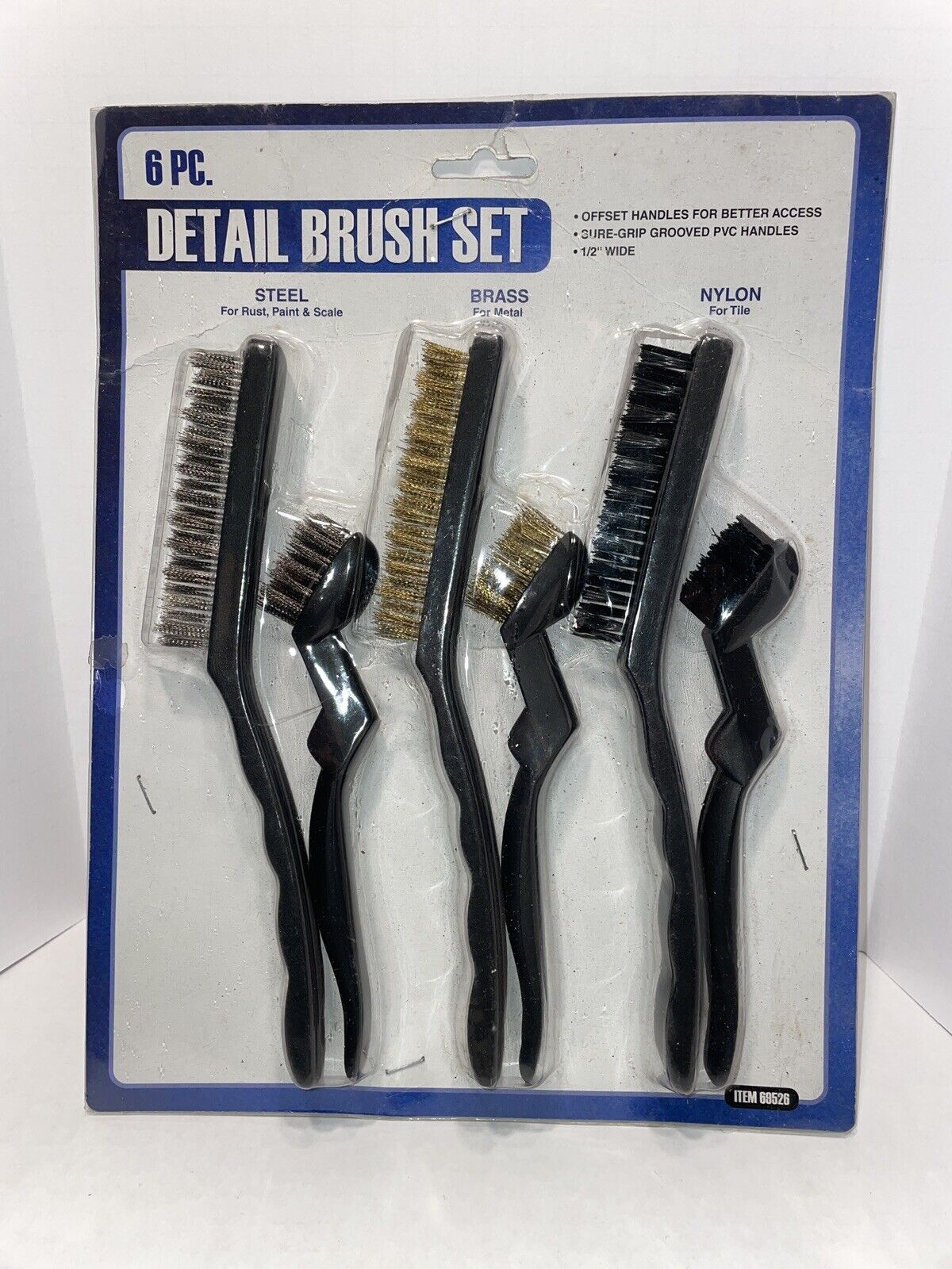 6 PC DETAIL BRUSH SET