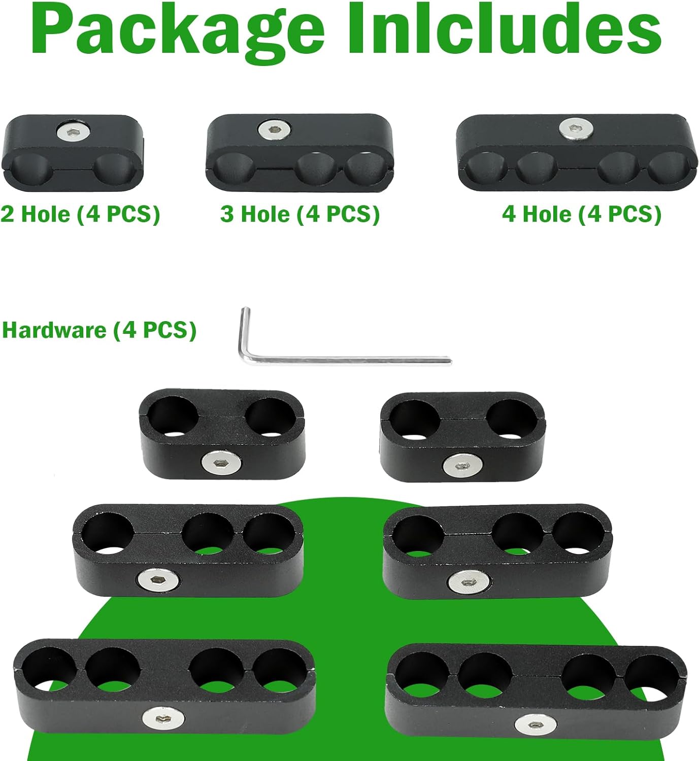 Aluminum Spark Plug Wire Separators 7mm 8mm 9.5 mm Dividers