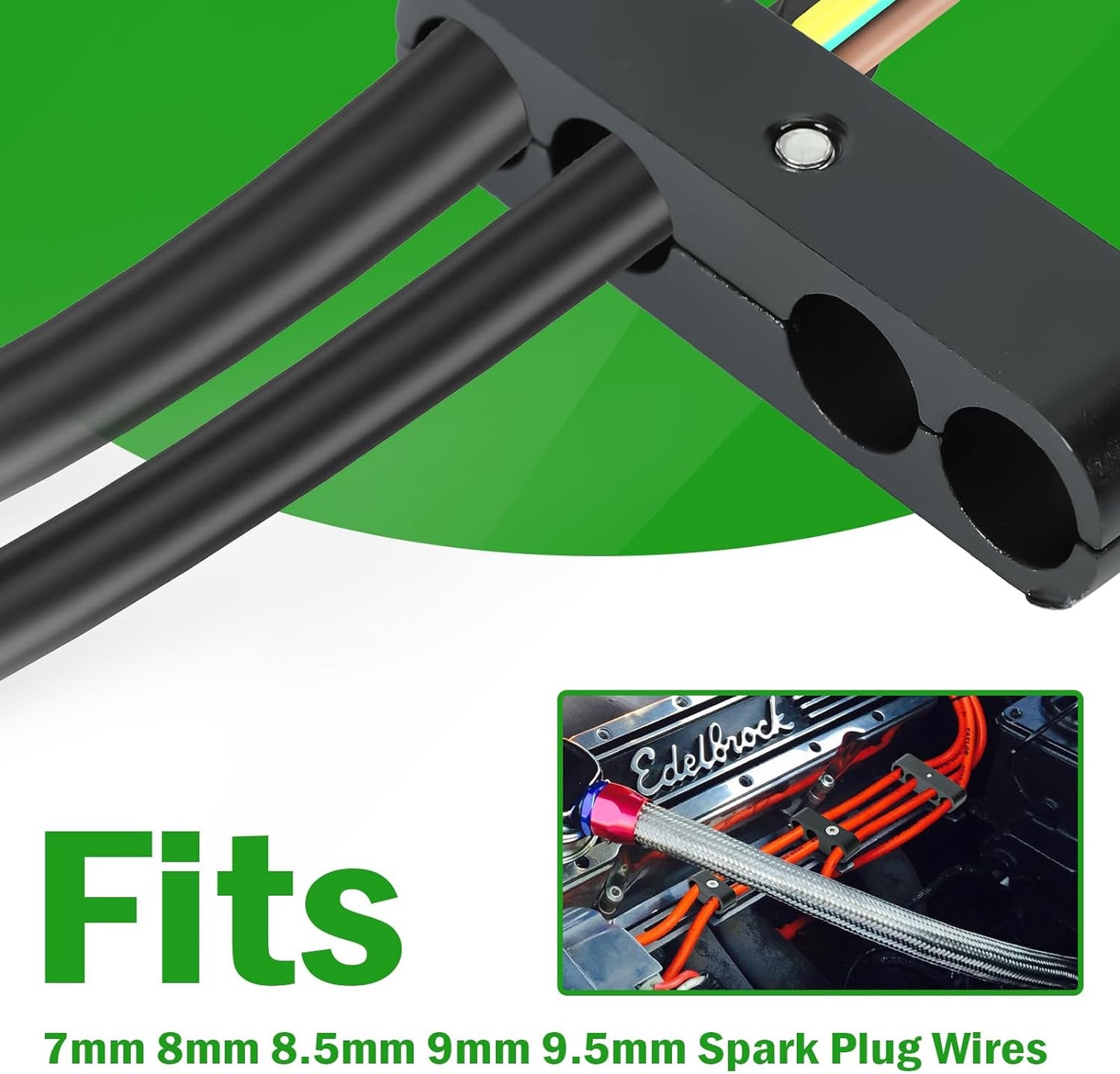 Aluminum Spark Plug Wire Separators 7mm 8mm 9.5 mm Dividers