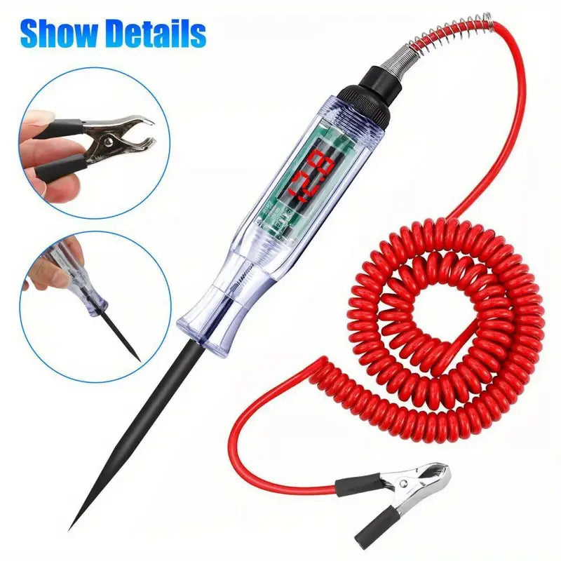 6-24 Volt Automotive Volt Tester Light with Digital Display