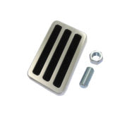 Polished Aluminum Street Rod Brake Pad