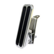Polished Aluminum Street Rod Floor Mount Pedal