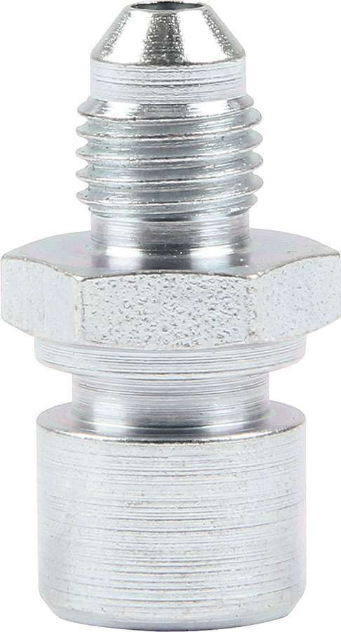 ALL 50010 Brake Line Adapter, Clip-In, 3/8-24 in Inverted Flare Female to 4 AN Male, Steel, Zinc Oxide, Pair