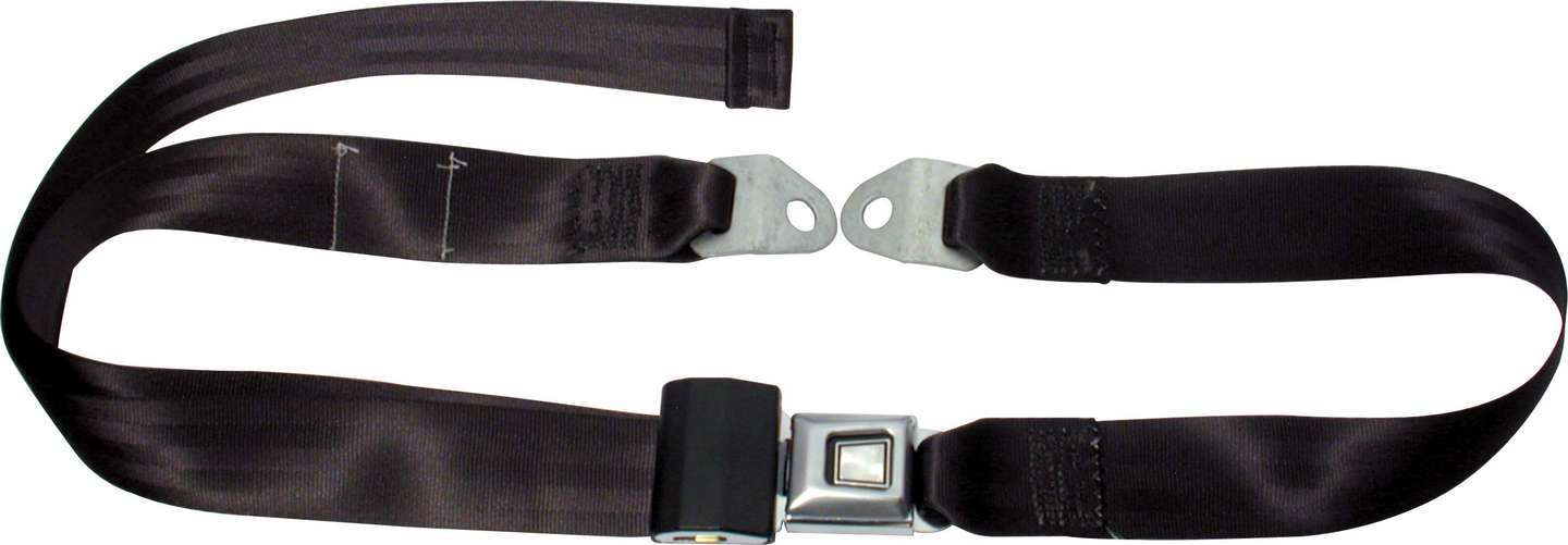 Brushed Aluminum Push Button Seat Belt