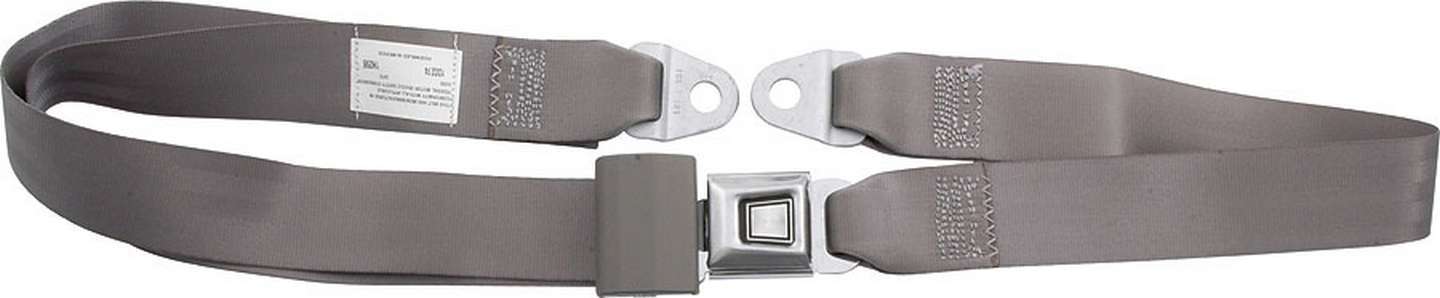 Brushed Aluminum Push Button Seat Belt