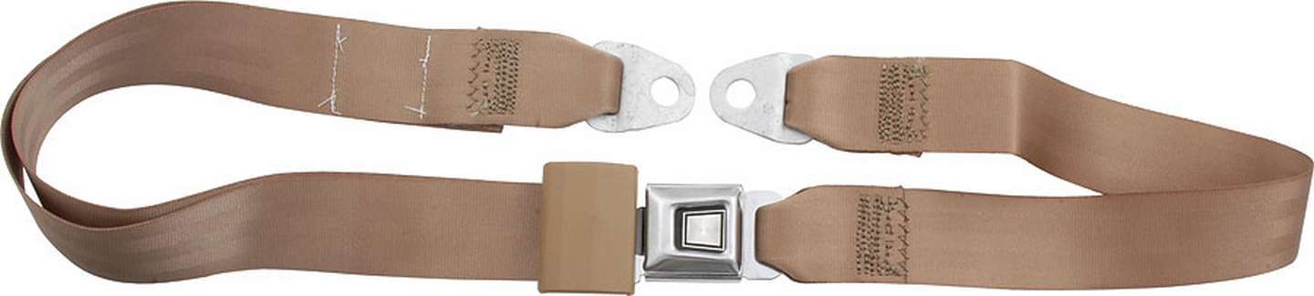 Brushed Aluminum Push Button Seat Belt