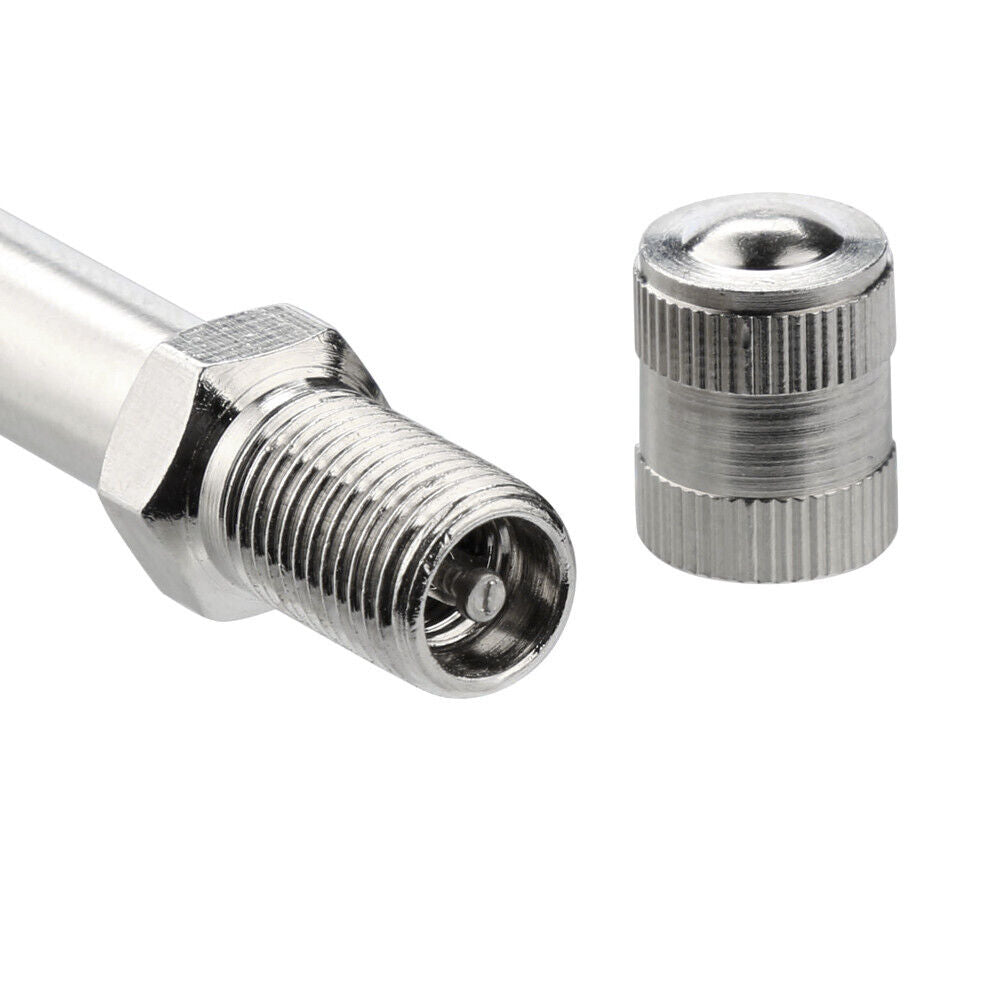 2 PC TIRE VALVE EXTENSION ROD EXTENDER FOR CAP STEM