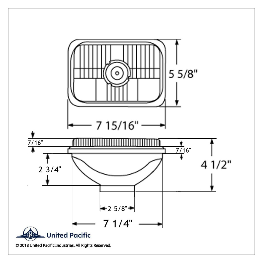 5x7 Square Headlight