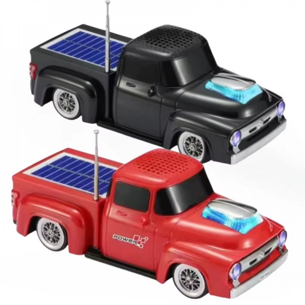 Solar-Powered Pickup Truck Bluetooth Speaker