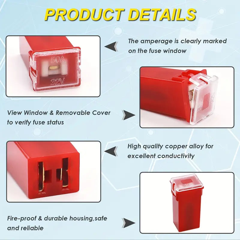 Assortment of Box Shaped Fuse Kit - Combo Low and Tall/Std Profile