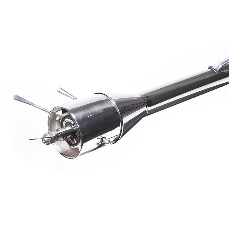 28" SS Polished Floor Shift Tilt Column