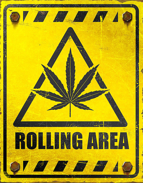 Caution "Rolling Area"