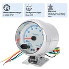 3.75" Tachometer Blue Backlight LED Shift Light 0-8000RPM