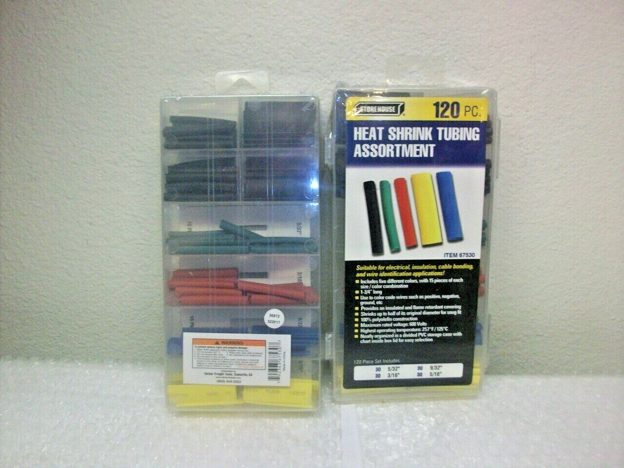 120 PC. HEAT-SHRINK TUBING ASSORTMENT