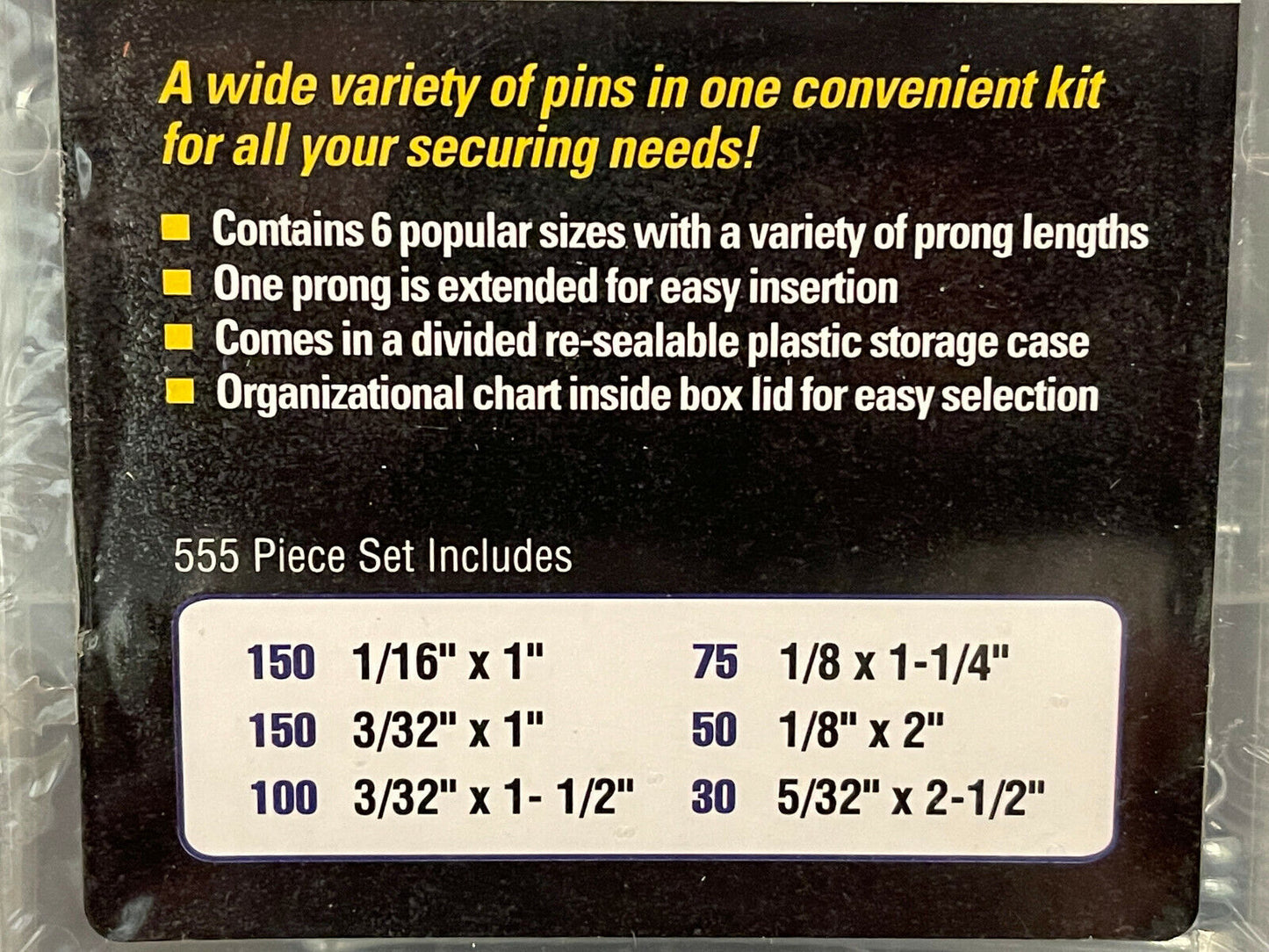 555 PC COTTER PIN ASSORTMENT