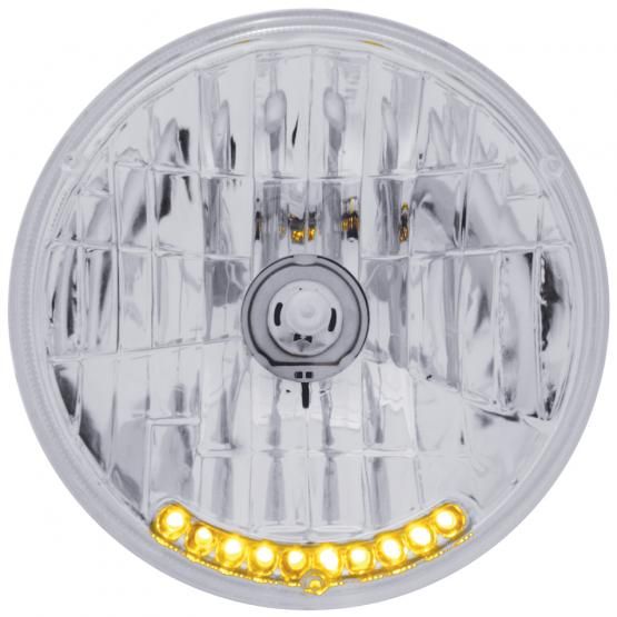 7" Crystal Headlight with 10 Amber LED Position Headlight.