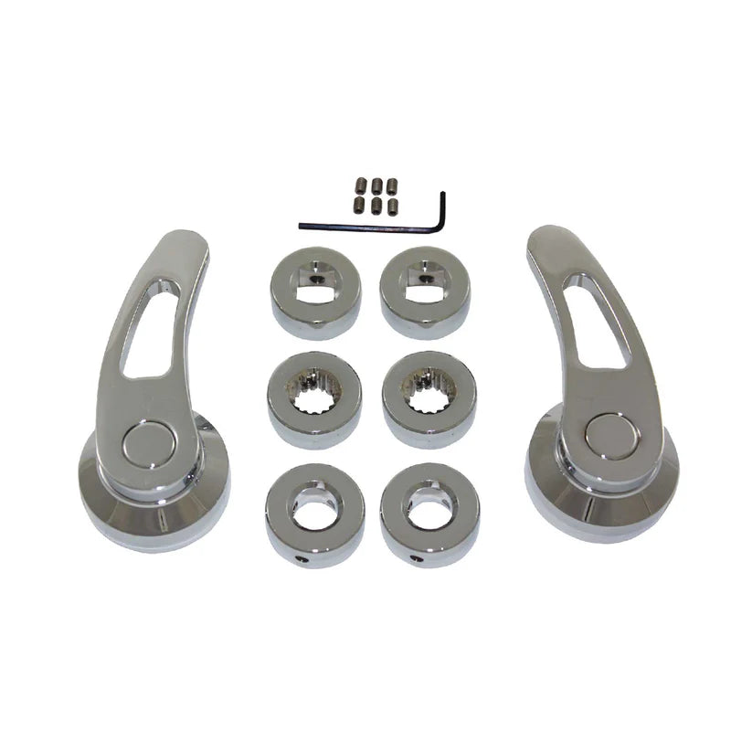 Door & Window Chrome Aluminum Handles