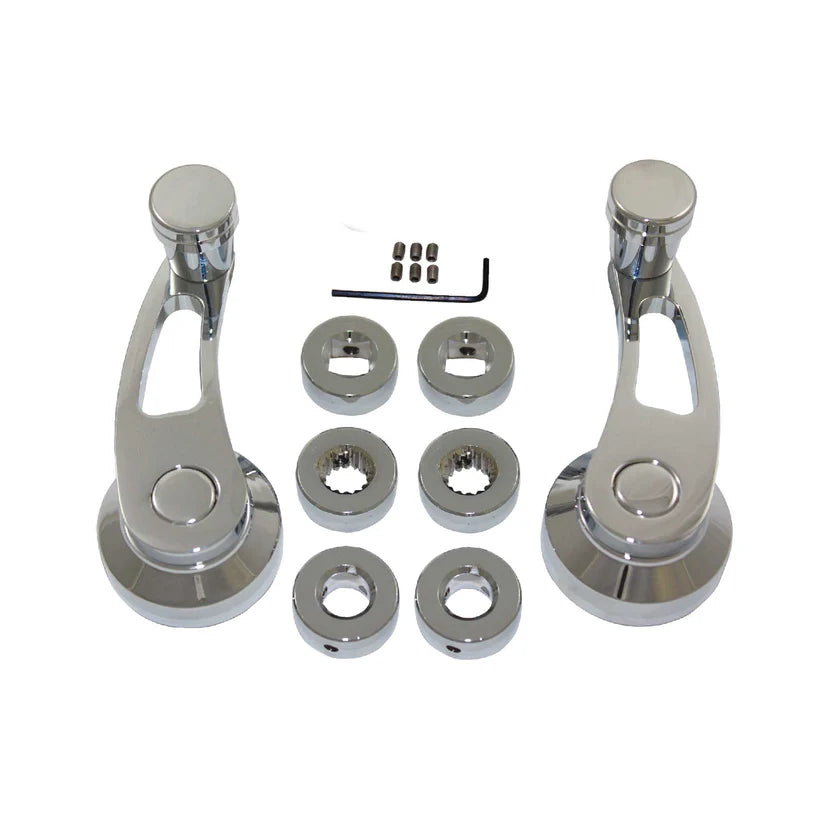 Door & Window Chrome Aluminum Handles