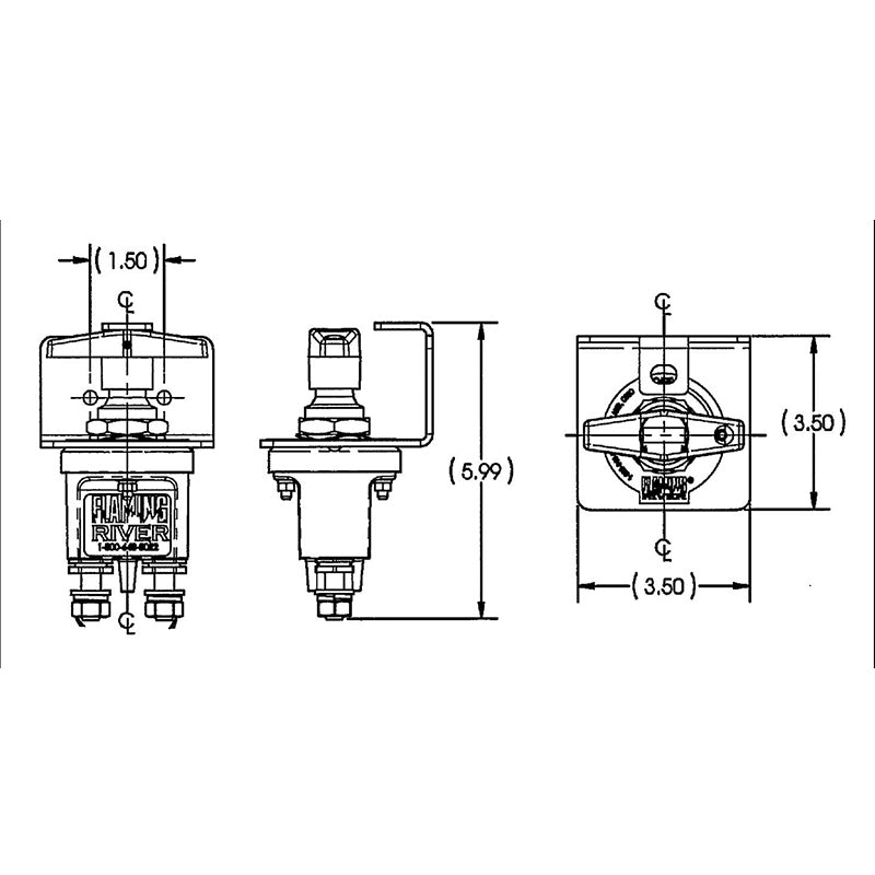 The Big Switch with Lock-Out Bracket and LED Indicator