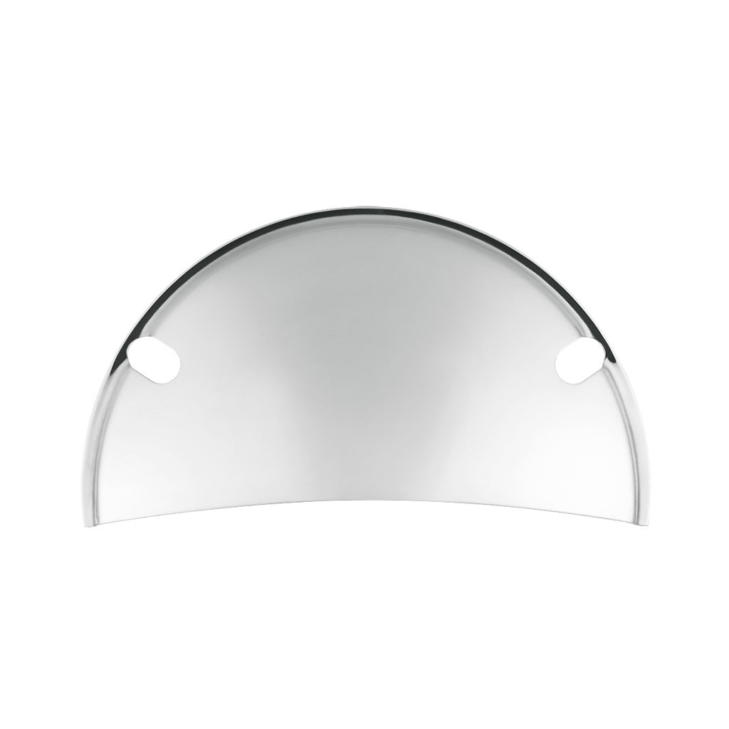 5-3/4" Chrome Half-Moon Shield for Headlights