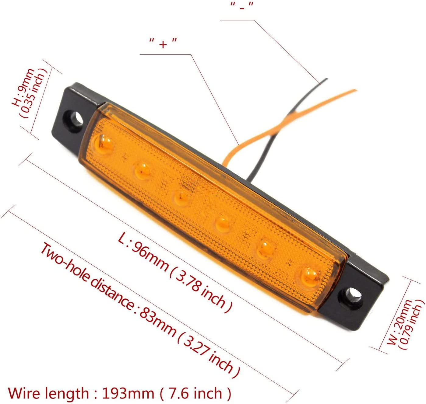 6 LED Marker Light