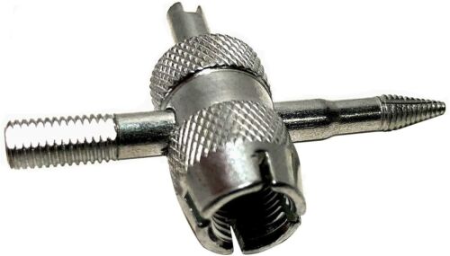 4 Way Tire Valve Stem Core Remover