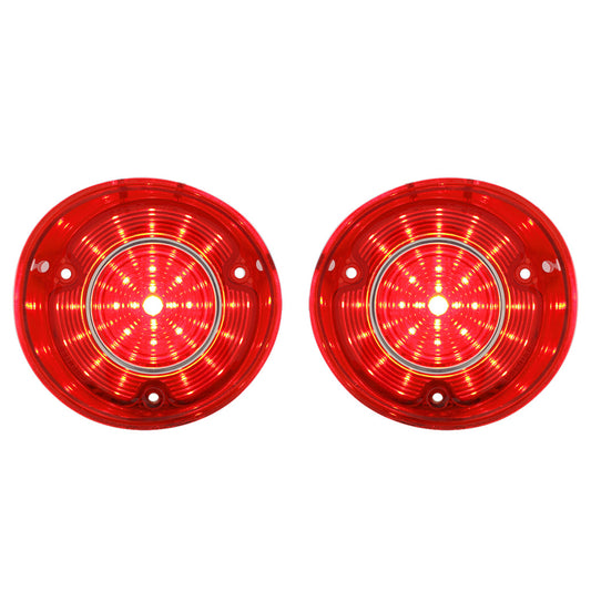 1972 Chevy Chevelle SS/Malibu LED Tail Light with Stainless Steel Trim