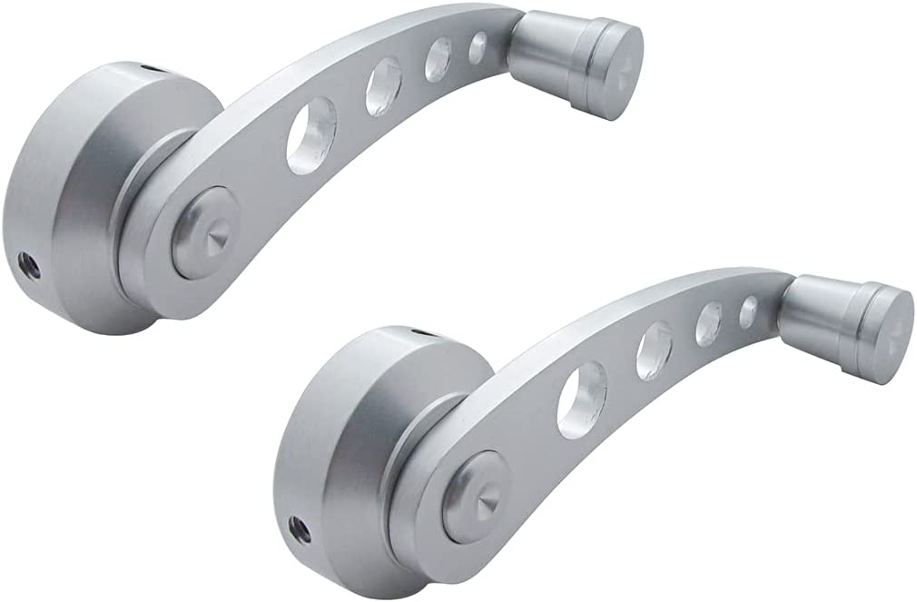 2 Pack Billet Aluminum Window Crank Handle Kit