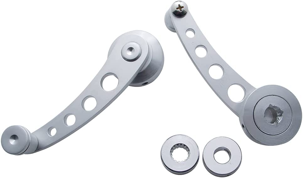 2 Pack Billet Aluminum Window Crank Handle Kit