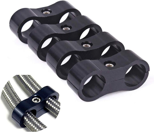 Fuel, Oil, Brake Line, Water Pipe and Gas Line Hose Separator Clamps Divider Fitting Adapter
