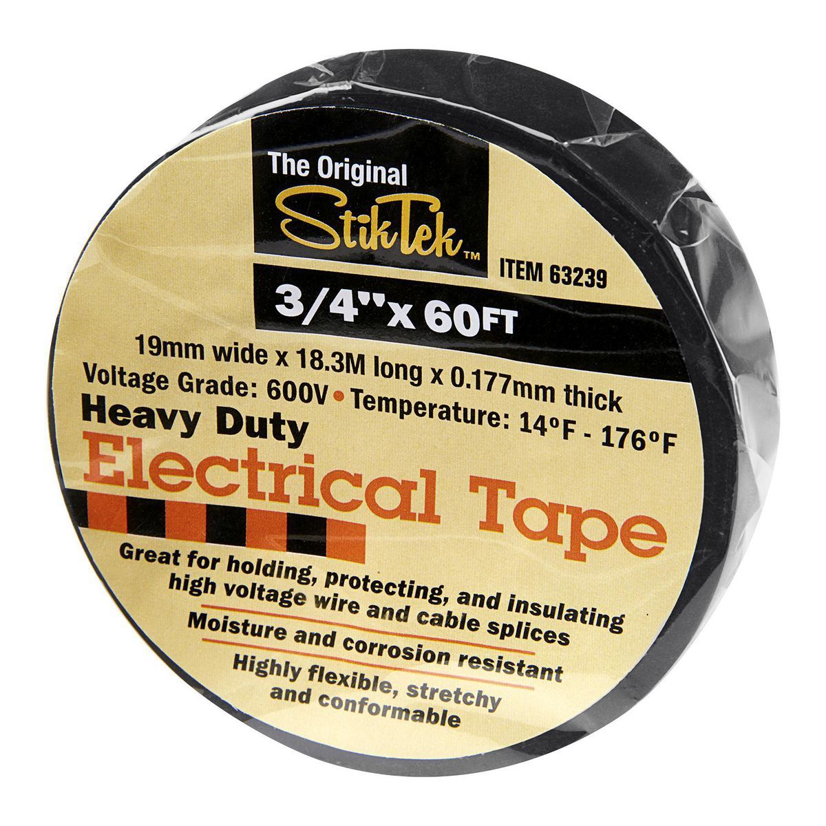 60 Ft x 3/4" Industrial Grade Electrical Tape 63312