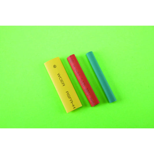 580 PC. HEAT-SHRINK TUBING ASSORTMENT 6 Colors