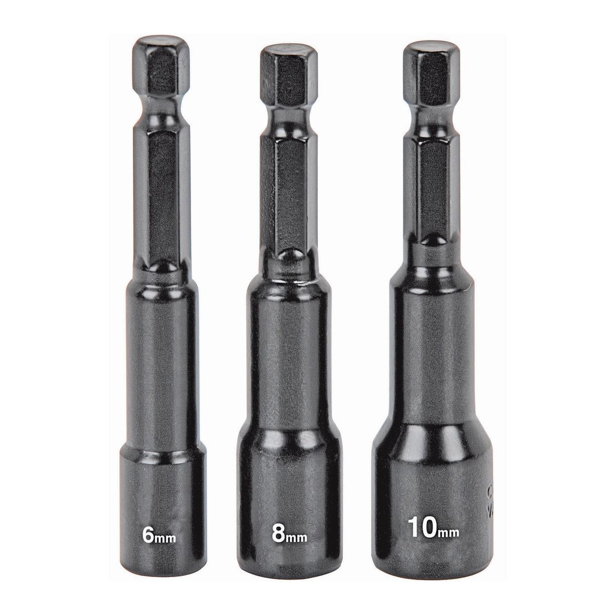 3 Piece Quick Release Magnetic Metric Nut Setter Set