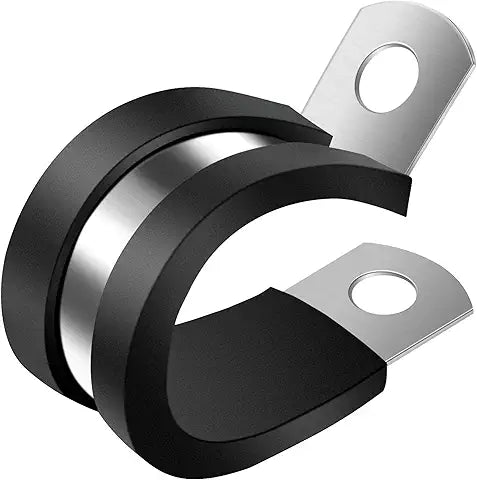 Single Stainless Steel Wire Rubber Clamps