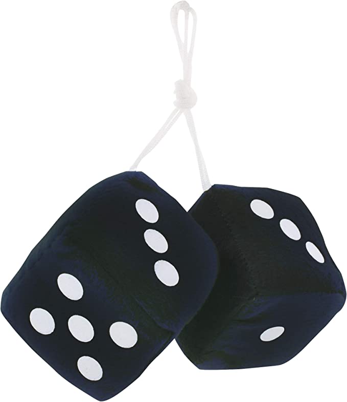 3" X 3" CLASSIC FUZZY DICE