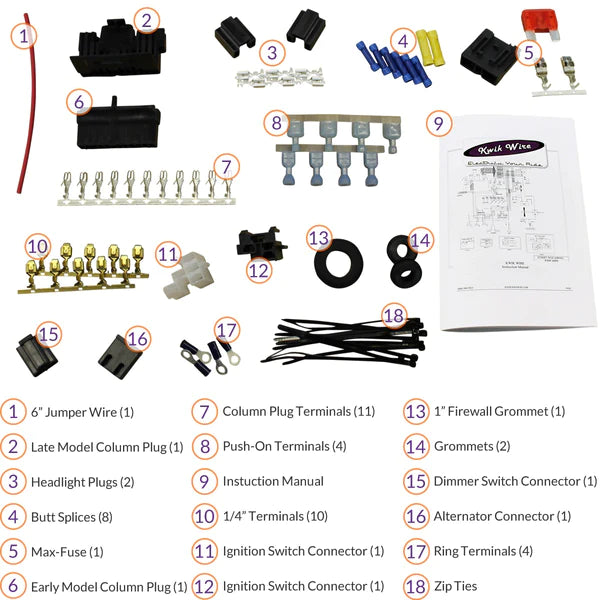 8 Circuit Wire Harness 8SG